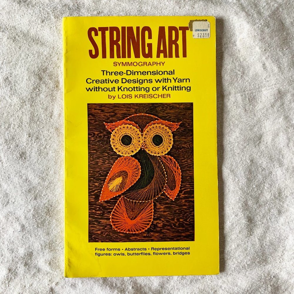 Book | String Art Symmography - Lois Kreischer | 🇺🇸 Vintage